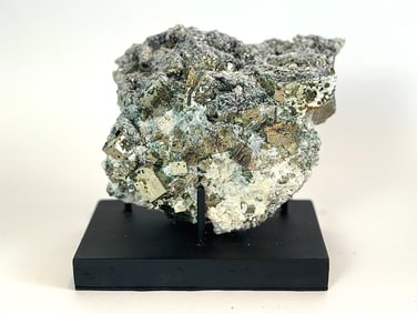Cubic Pyrite, Chalcopyrite and Sphalerite Specimen