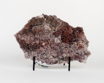 Amethyst, Quartz and Hematite Flower Formation