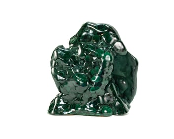 Polished Bullseye Malachite Specimen With Cut Base