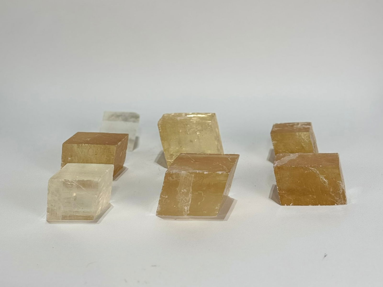 7 Optical Calcite Rhomboids (1 of 5)