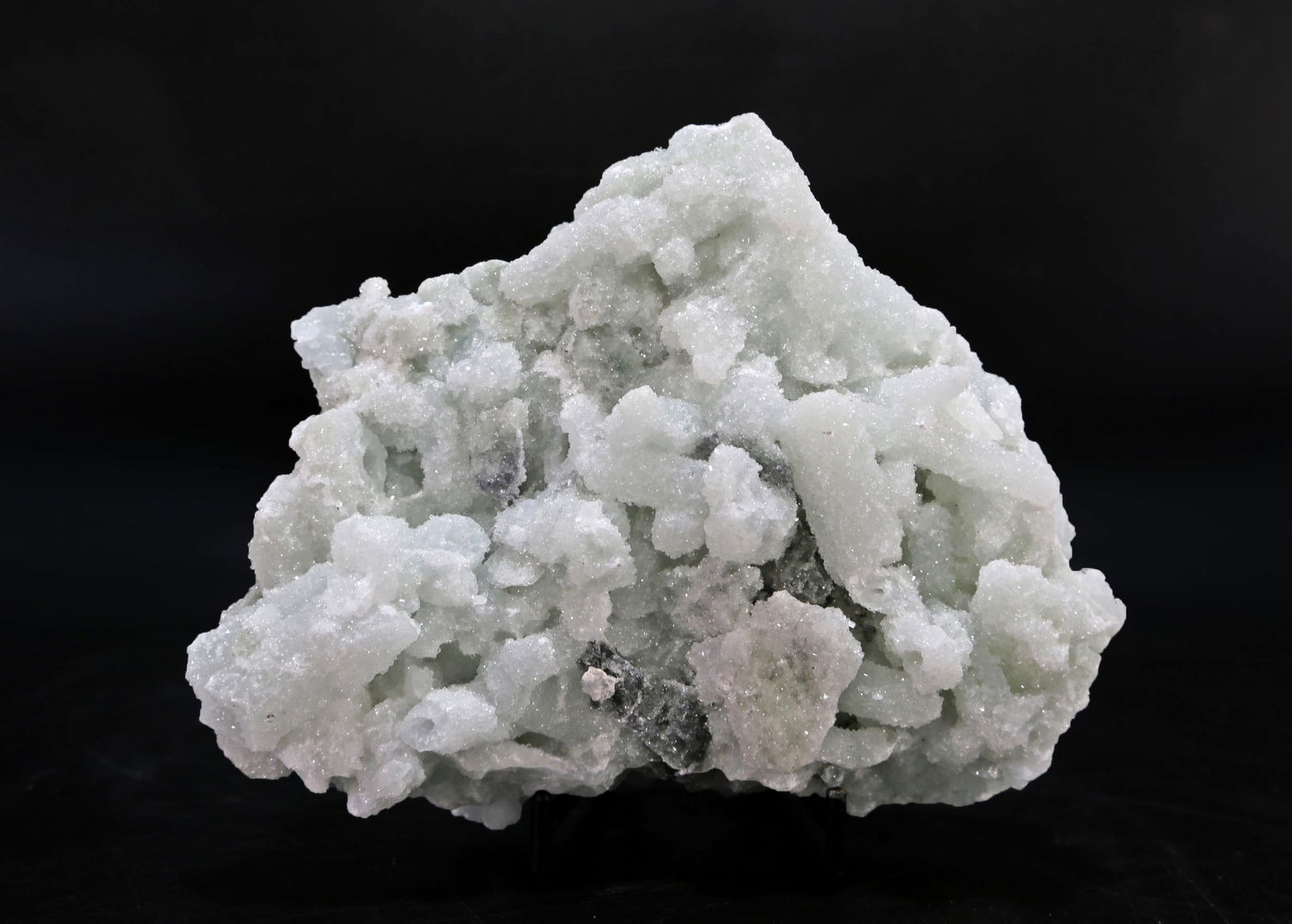 Green Prehnite Formation: Green prehnite formation from India. 5.25” x 7” x 2.5”. 2 pounds, 7 ounces.