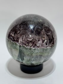 Large Polished Fluorite Sphere