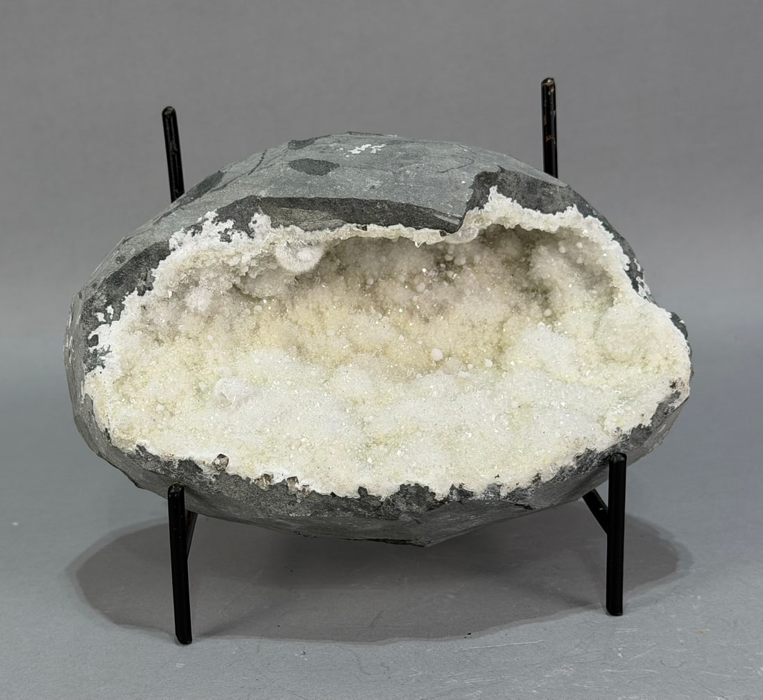Okenite and Prehnite Geode (1 of 7)