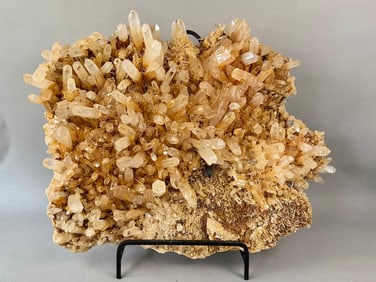 127 Pound Rare Blue Smoke Quartz Cluster - MONUMENT