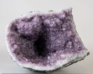 Large Amethyst Cornucopia-Shaped Vug Geode