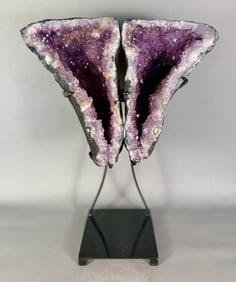 Amethyst Geode Butterfly Wings