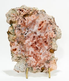 Polished Pink Amethyst Slice