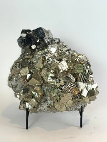 Cubic Pyrite, Quartz and Sphalerite Specimen