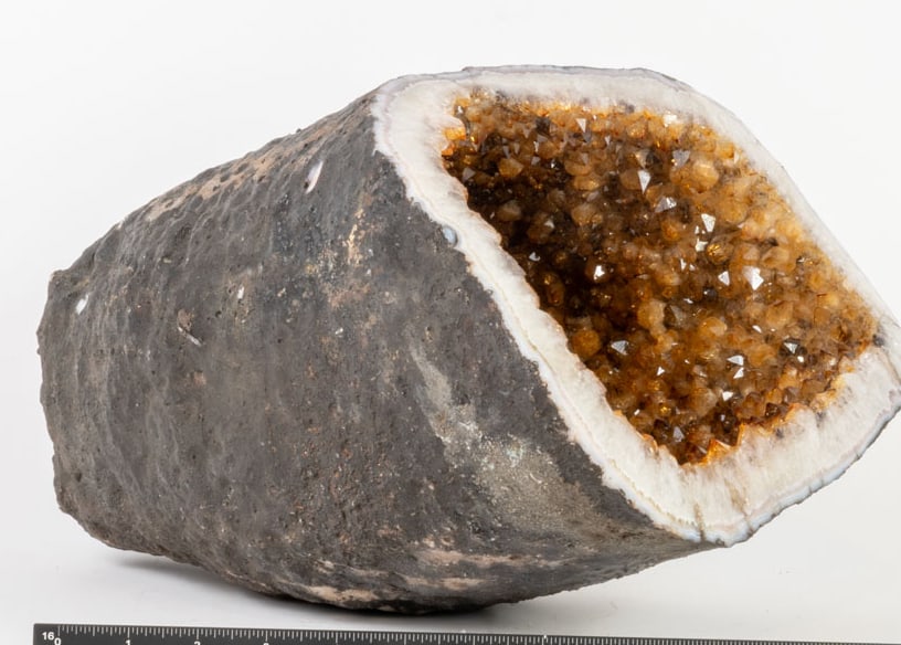 Large Citrine Vug Geode - 2