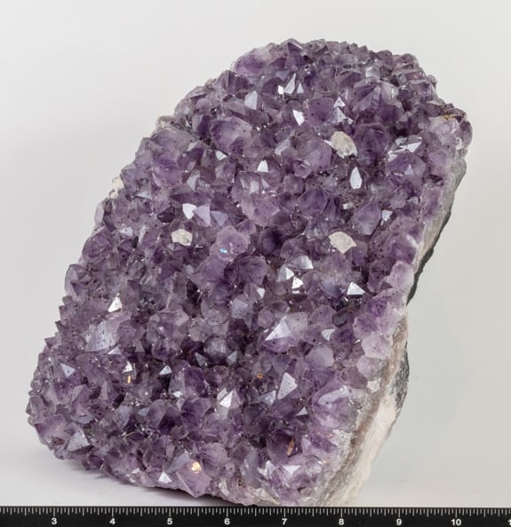 Amethyst Cluster with Goethite Inclusions - 2