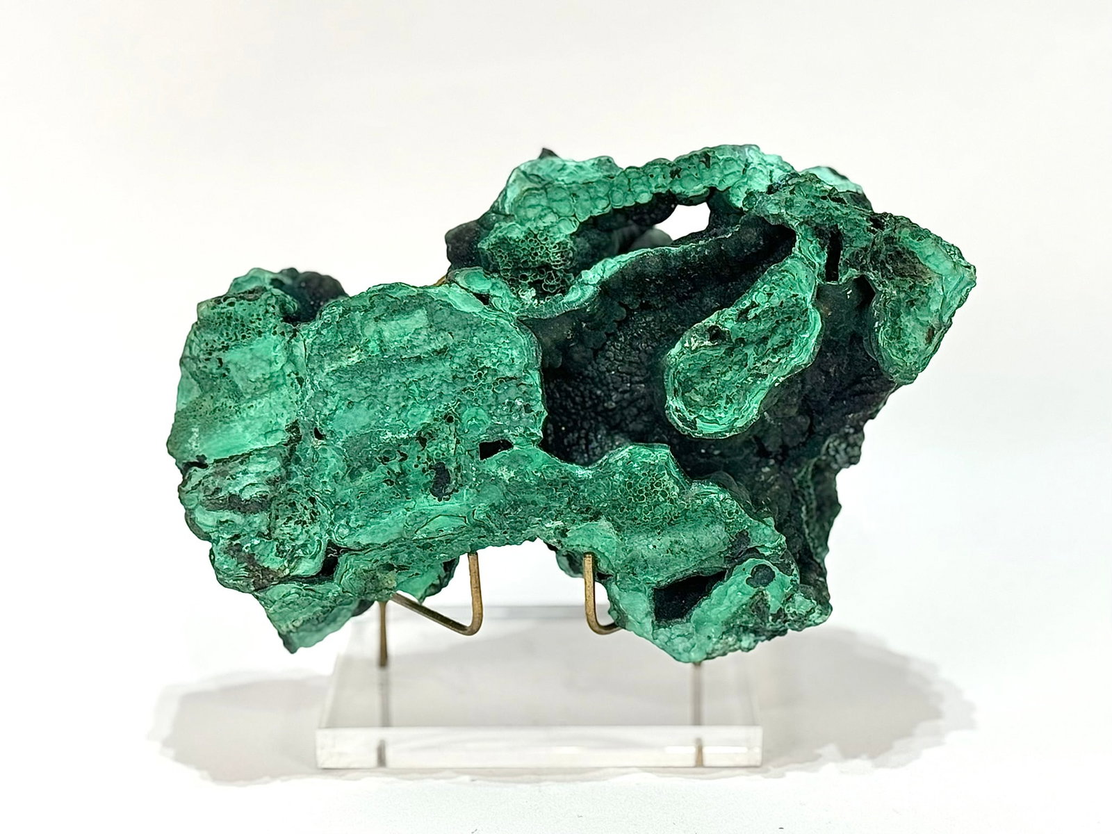 Rare Botryoidal Malachite Specimen - 5