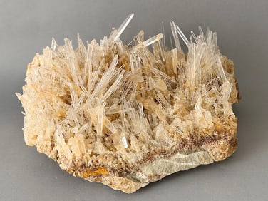 Rare Blue Smoke Quartz Needle Cluster