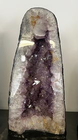 Clear and Smoky Quartz Crystal Obelisk
