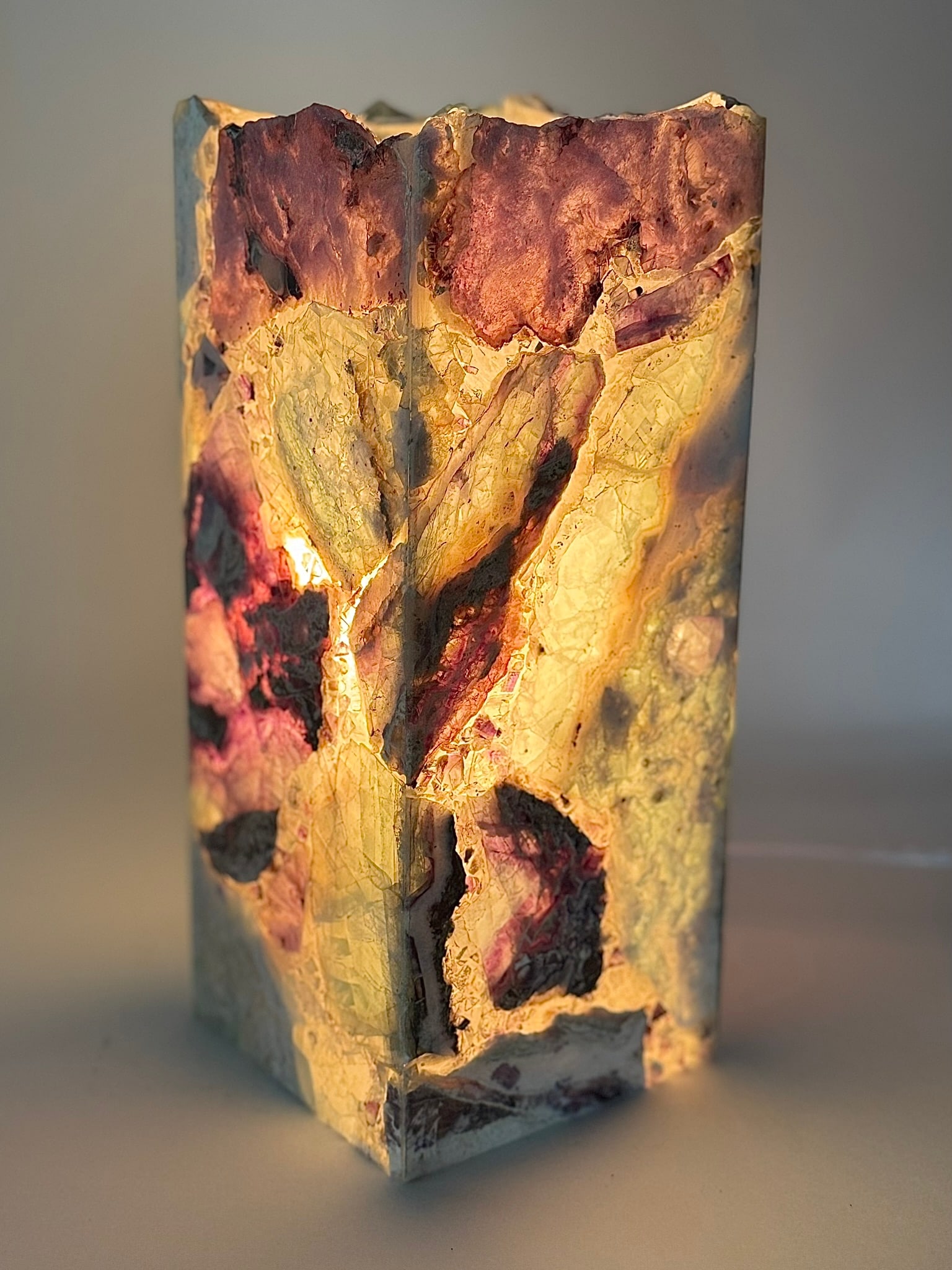 Mexican Fluorite Box Table Lamp - 3