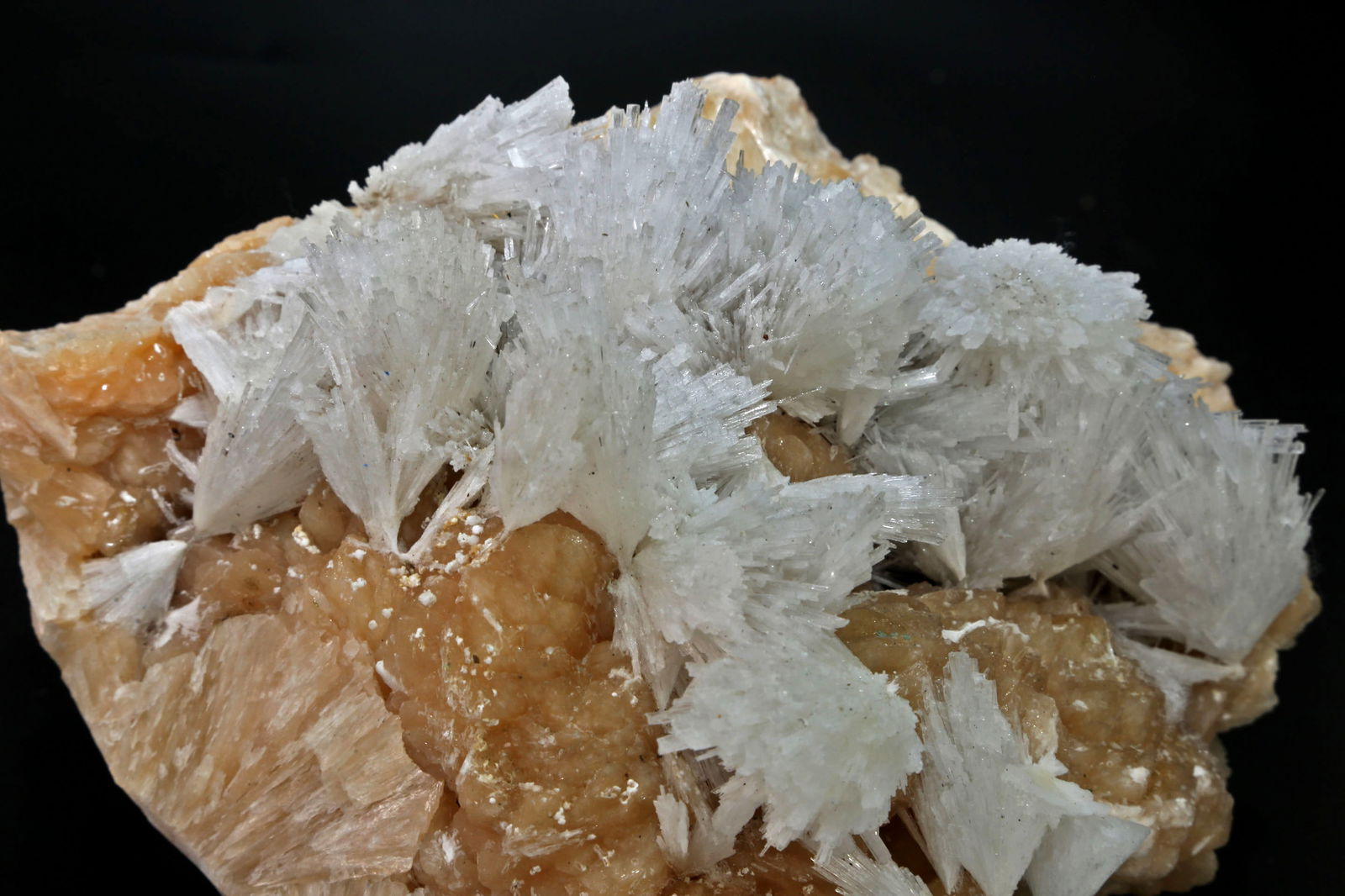 Stilbite Geode With Scolecite Flowers - 2