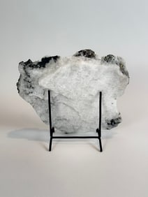 Cubic Pyrite and Quartz Plate