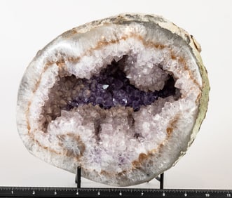 Amethyst Geode with Thick Polished Edges