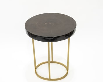 Petrified Wood Drink Table