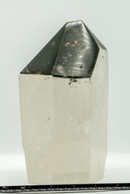 Exceptional, Ultra-Rare Black-Tipped Quartz Point