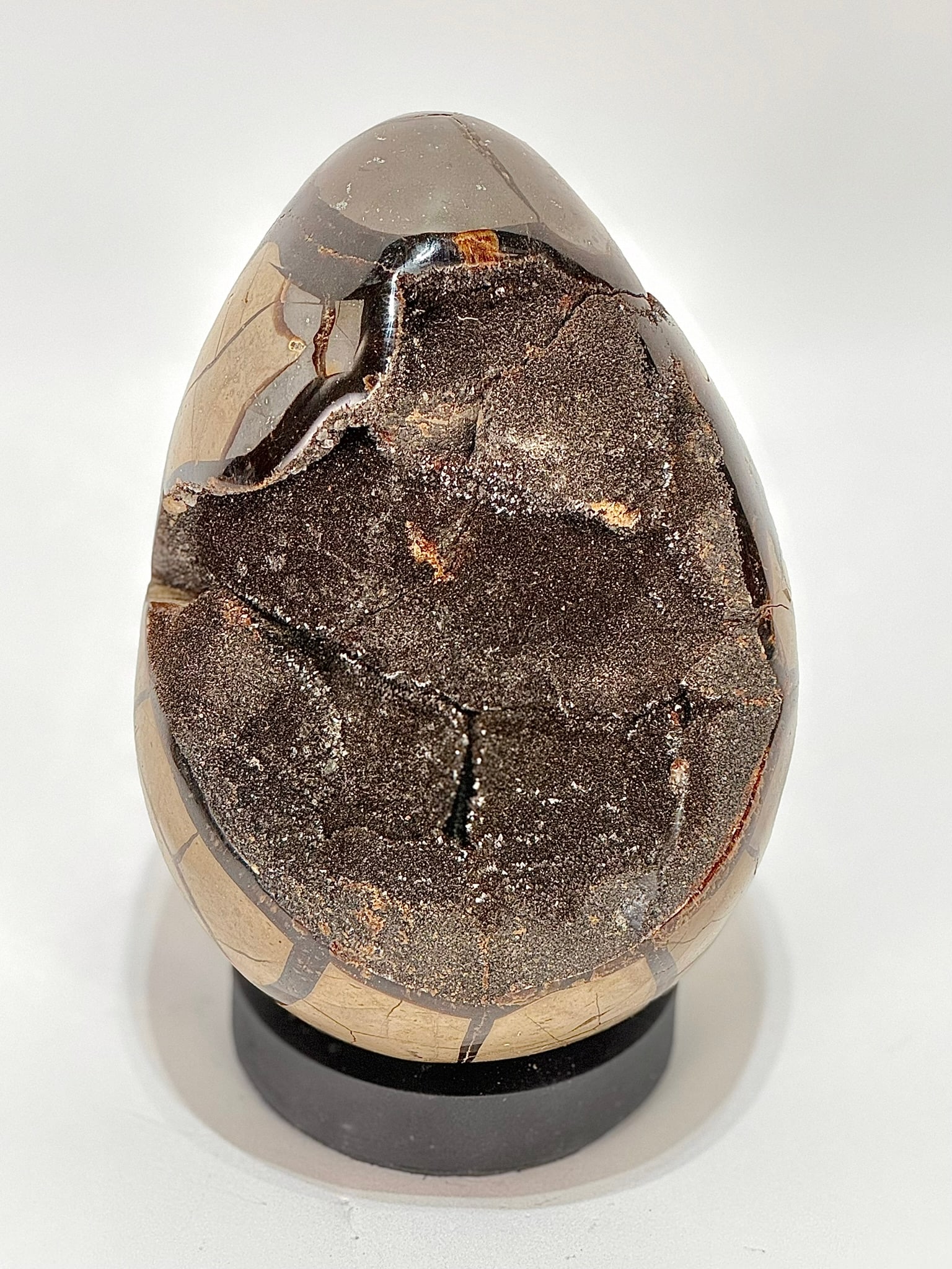 Septarian Dragon Egg Geode - 5
