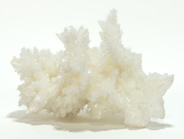 White Crystalline Aragonite Formation