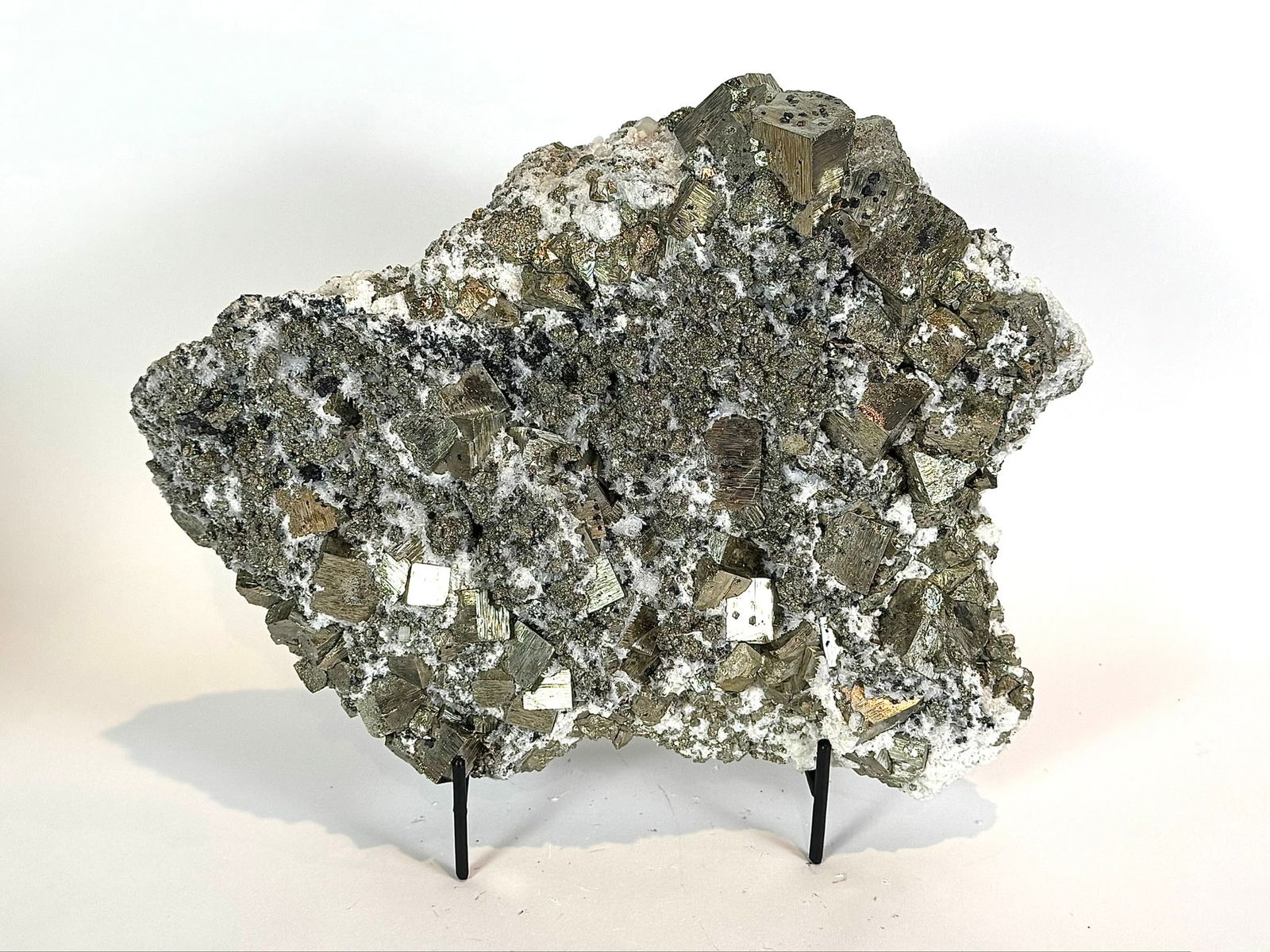 Large Cubic Pyrite, Chalcopyrite and Sphalerite Specimen (1 of 7)