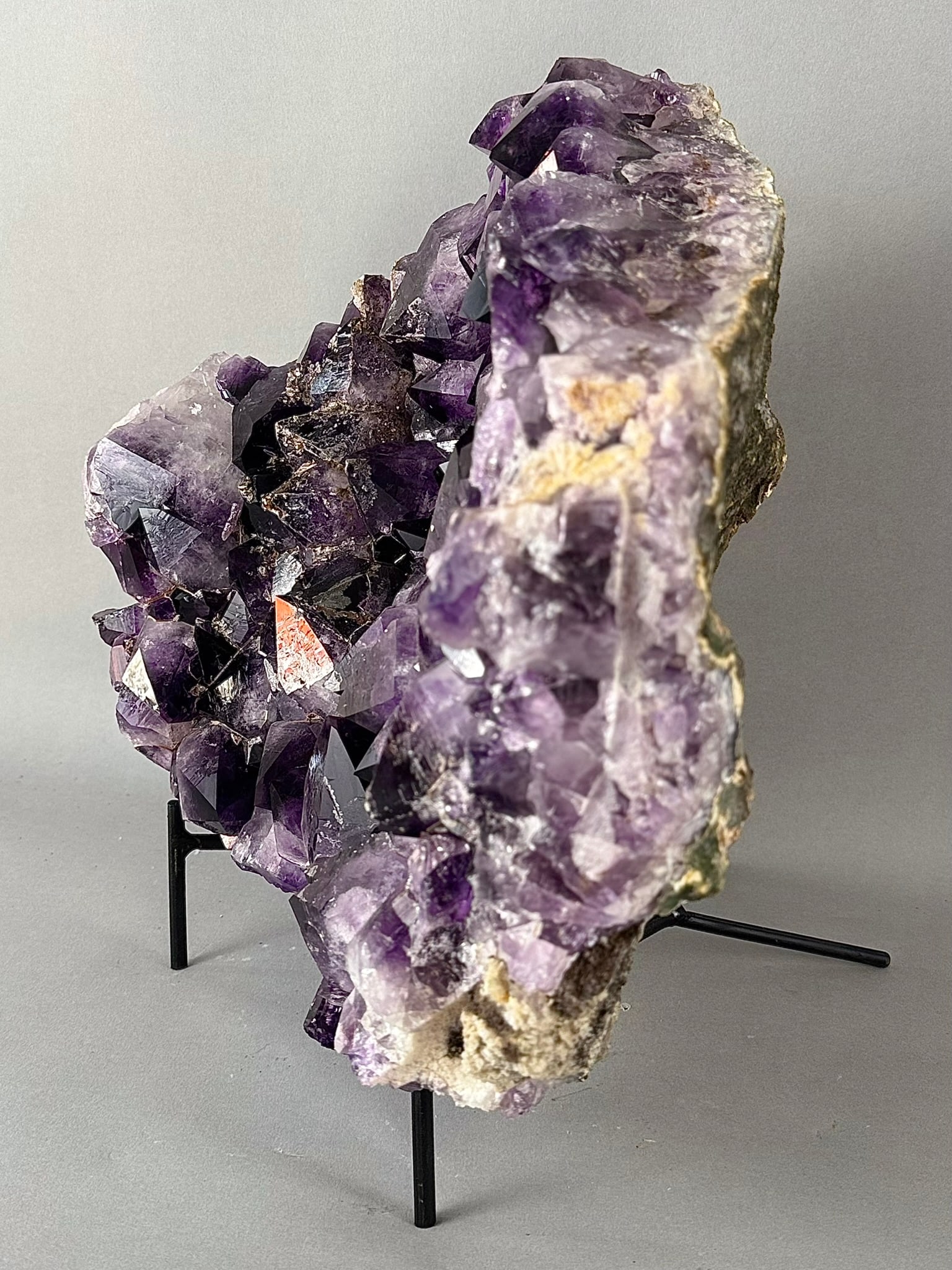 Large Amethyst Cluster Plate - 8