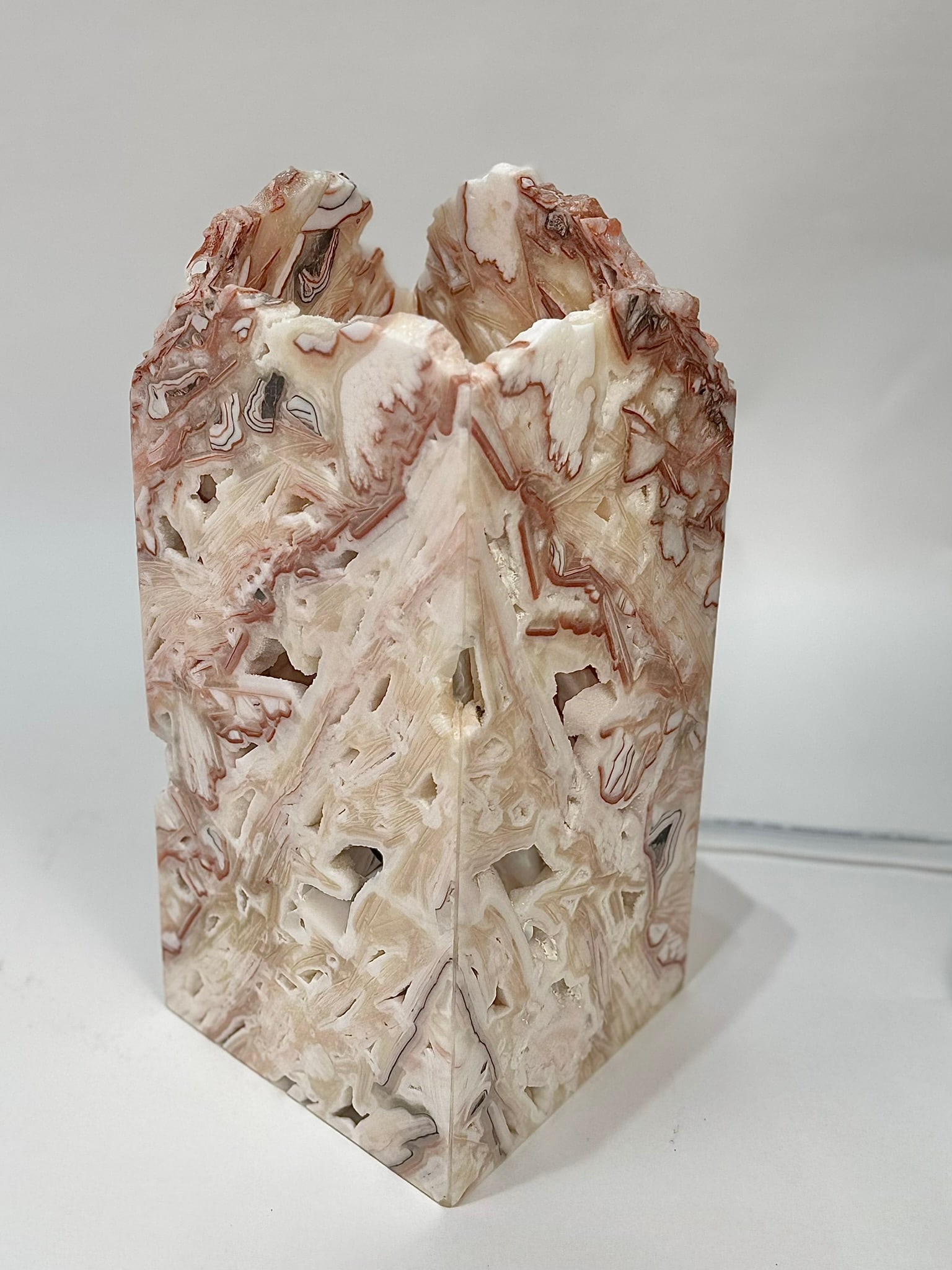 Mexican Onyx Box Table Lamp - 2