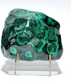 Polished Malachite Formation