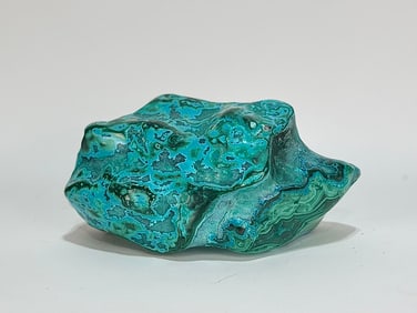 Polished Malachite and Chrysocolla Formation