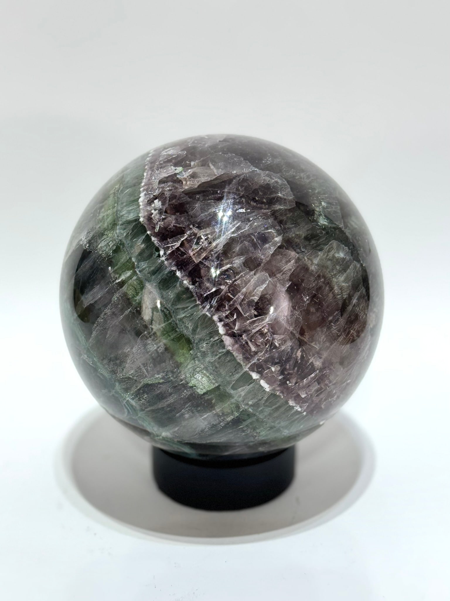 Large Polished Fluorite Sphere - 2