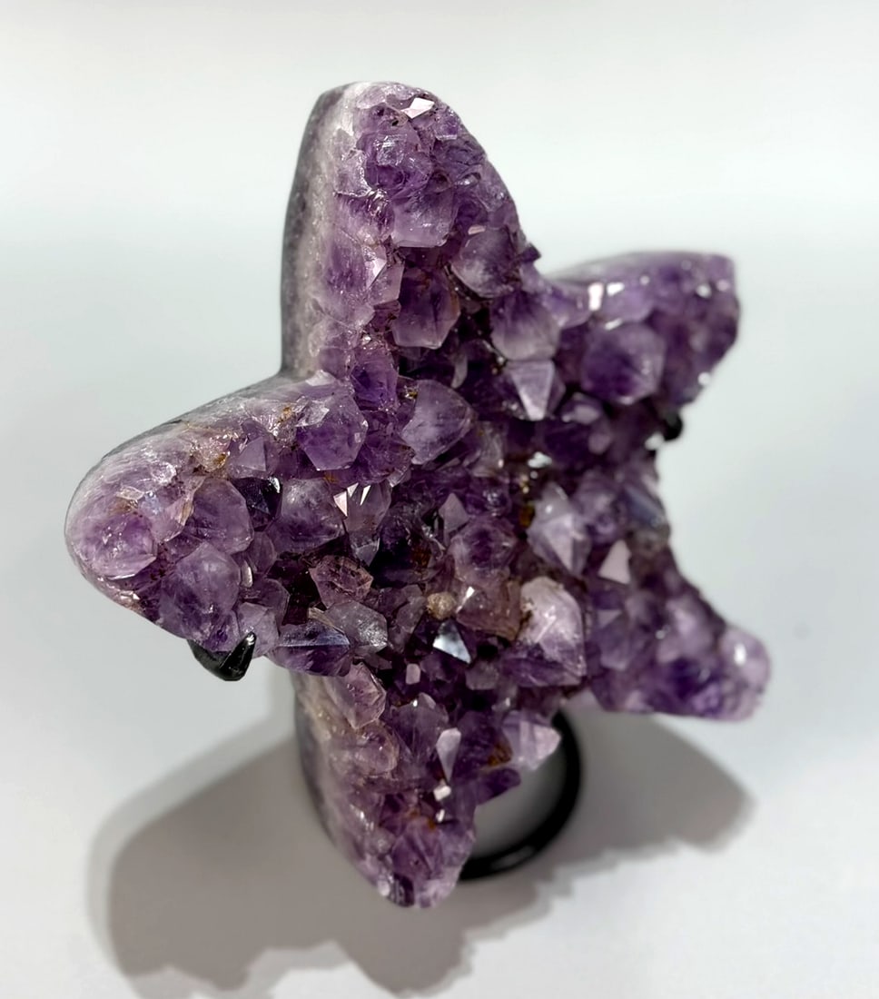 Amethyst Star on Stand - 2