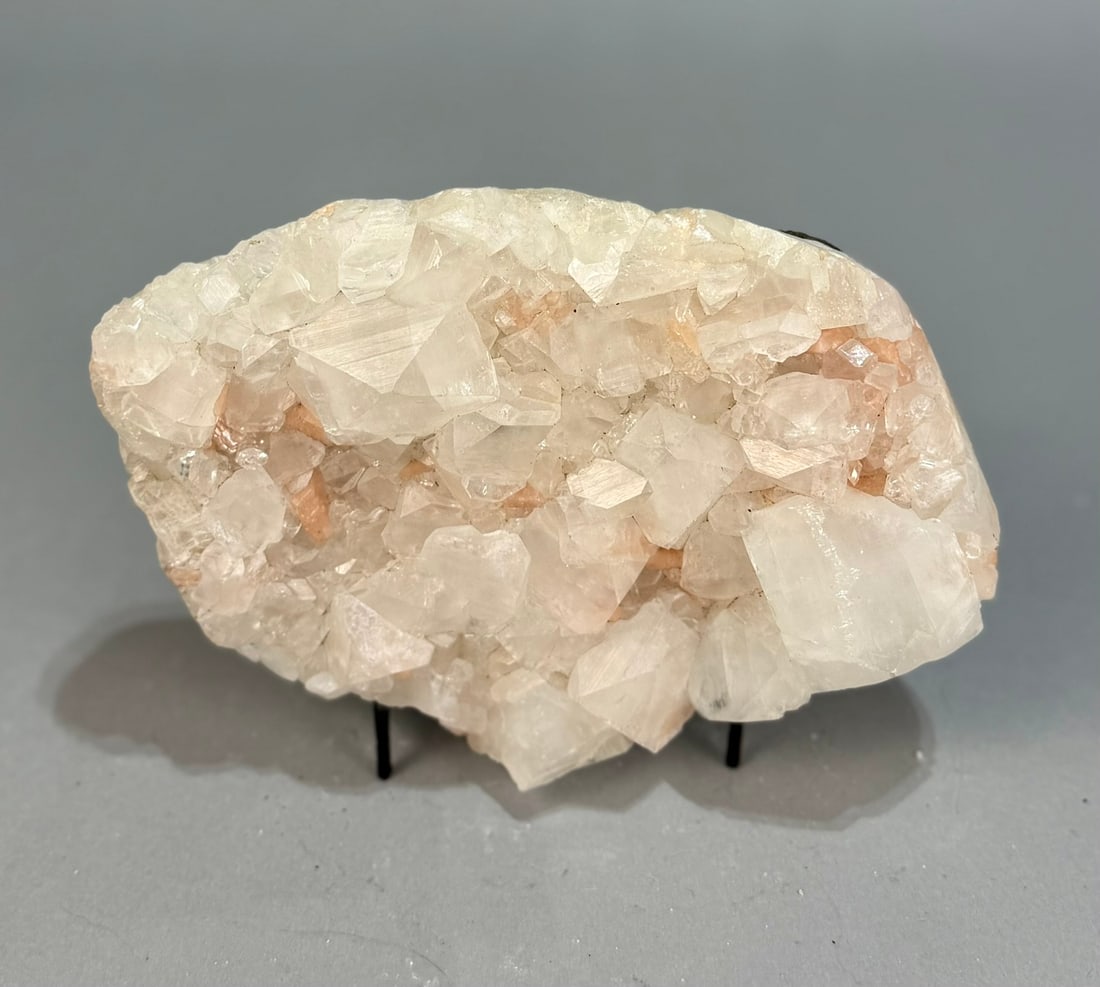 Clear Apophyllite and Stilbite Cluster (1 of 3)