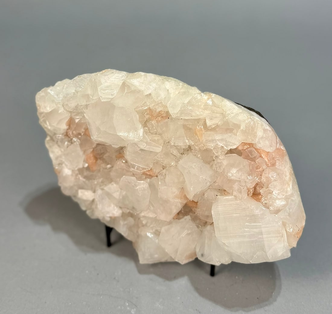Clear Apophyllite and Stilbite Cluster - 2