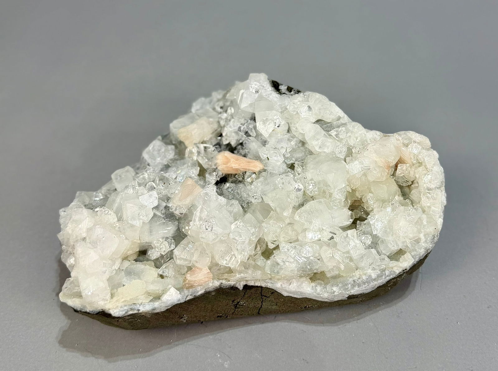 Clear Apophyllite Cluster - 3