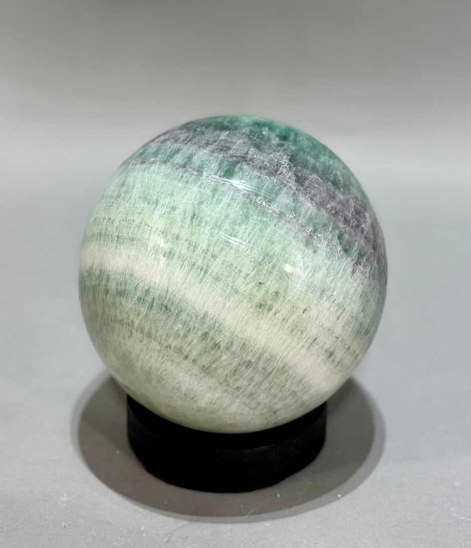 Large Polished Fluorite Sphere - 2