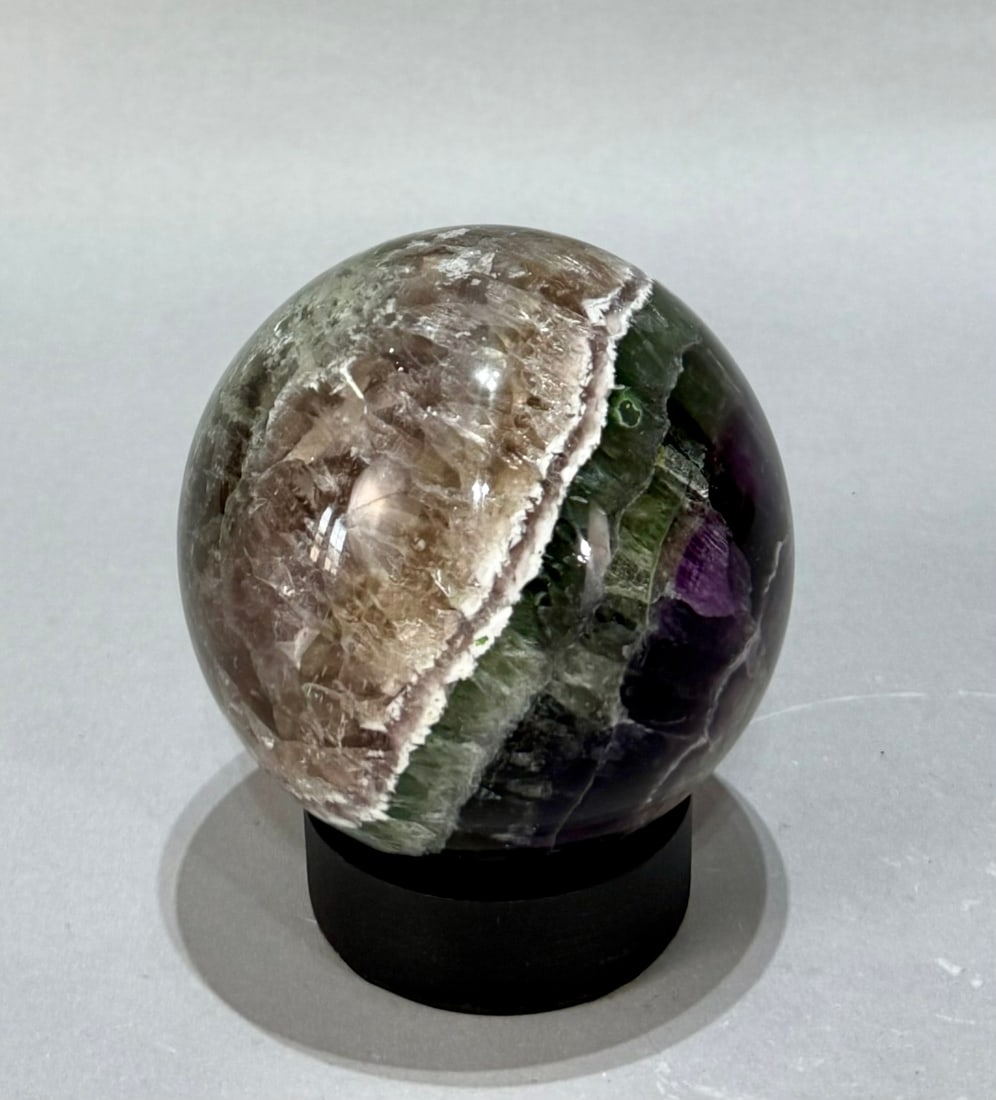 Large Polished Fluorite Sphere - 2