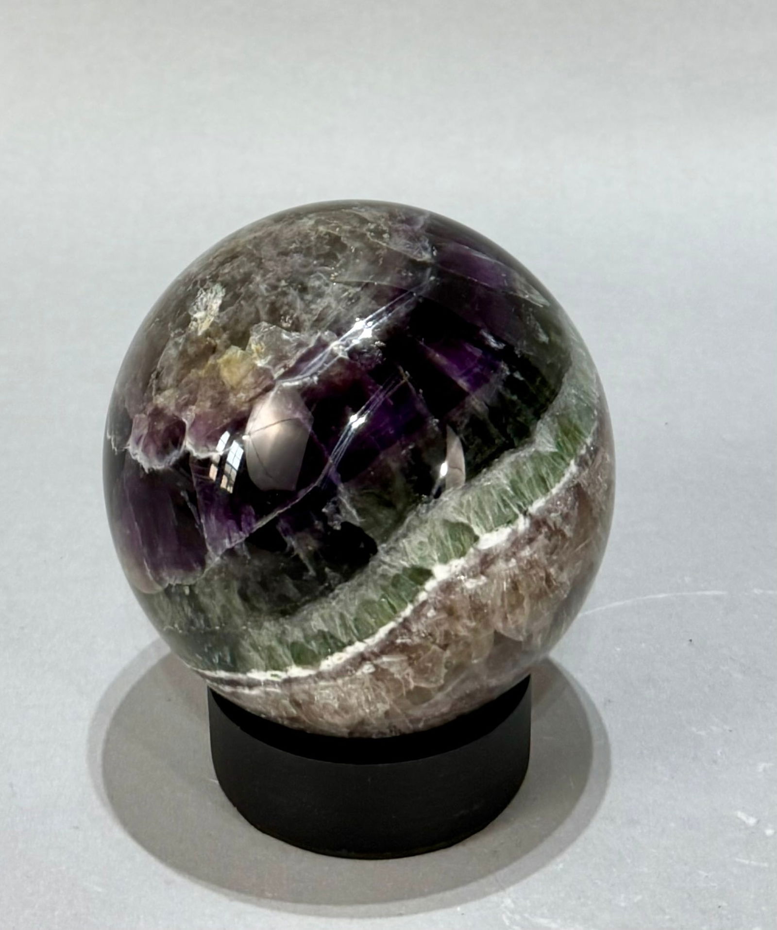 Large Polished Fluorite Sphere - 5