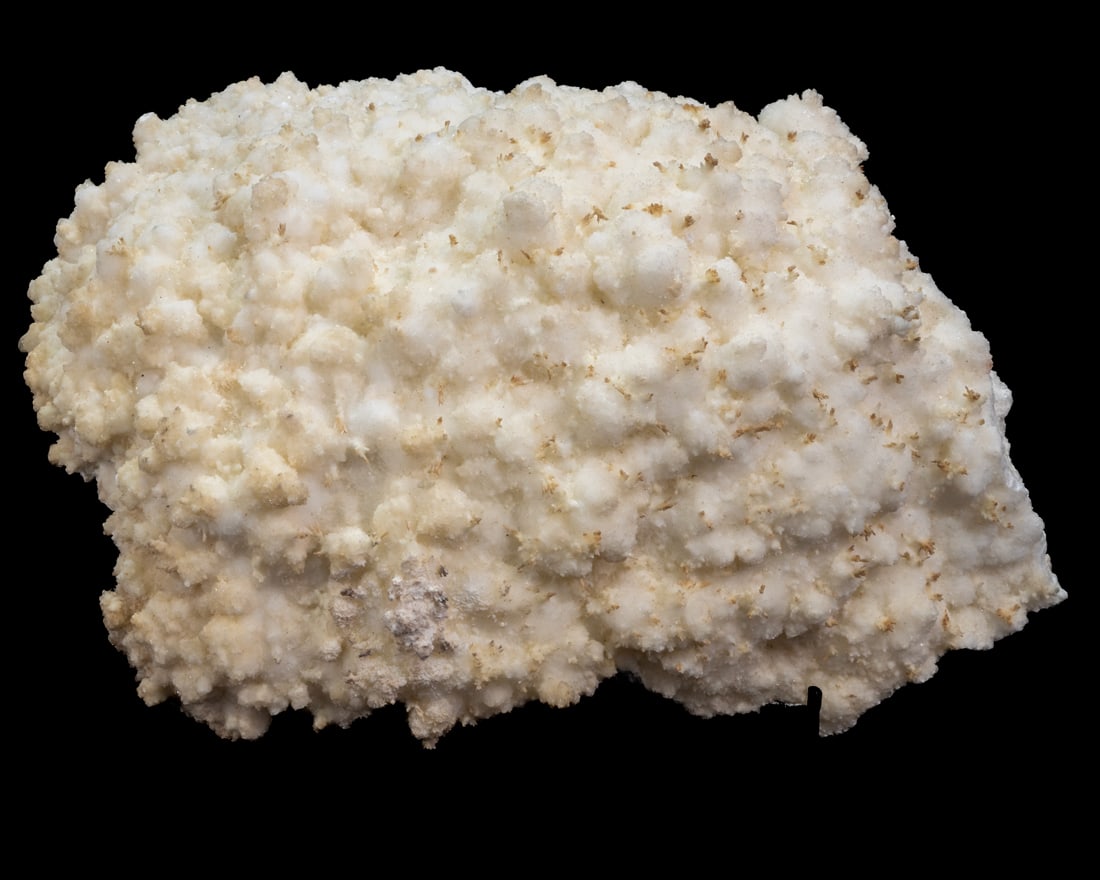 Fluorescent Cave Aragonite Specimen: Fluorescent cave aragonite specimen from the Potosi Mine in Chihuahua, Mexico. 10" x 15" x 4". 11 lbs, 12 oz.