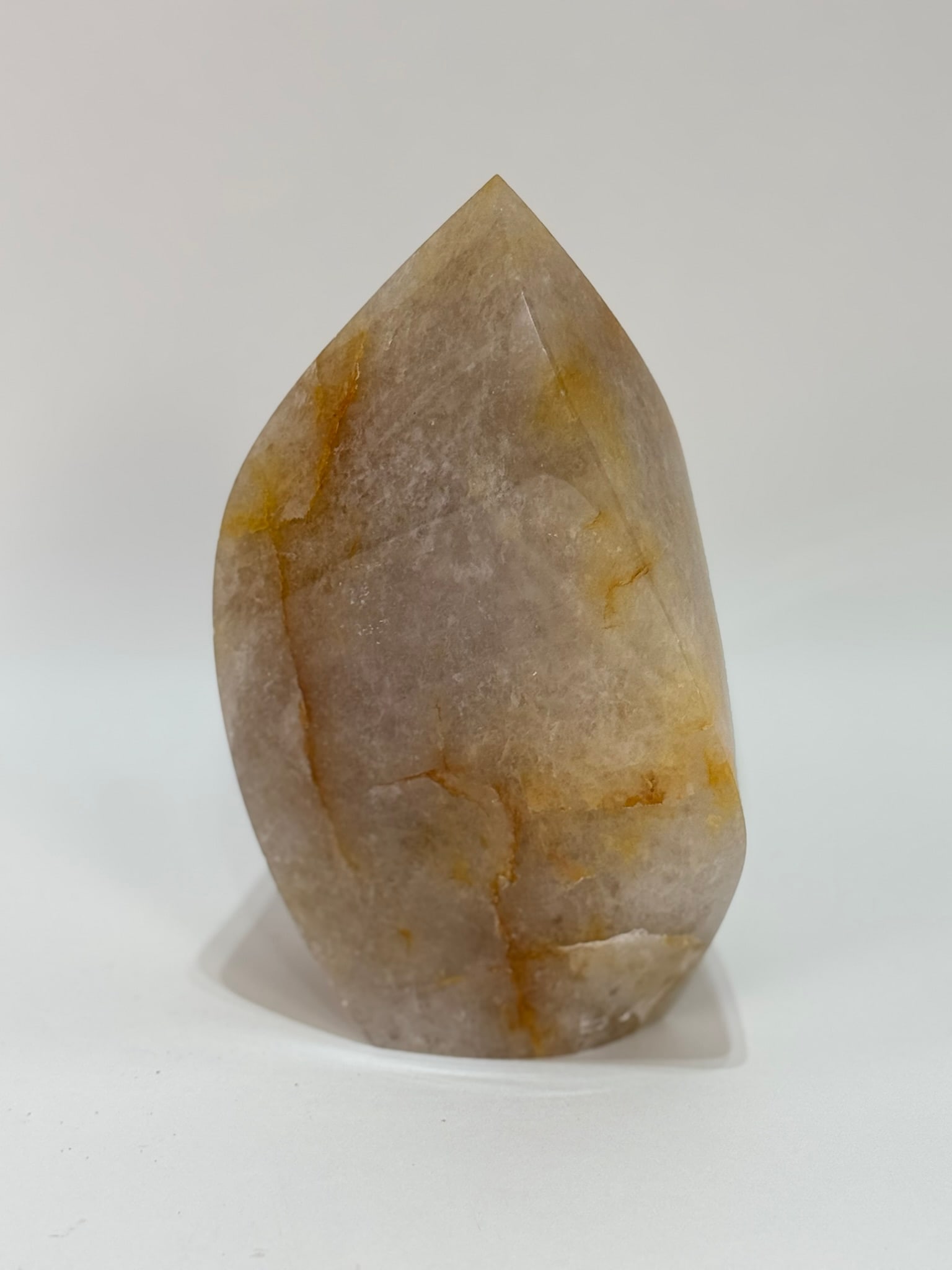 Golden Healer Quartz Crystal Flame (1 of 7)