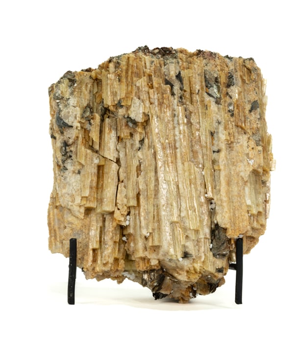 Yellow Tourmaline, Mica and Quartz Formation: Rare yellow tourmaline, mica and quartz formation. 6.5" x 6" x 3". 6 lbs, 14 oz.