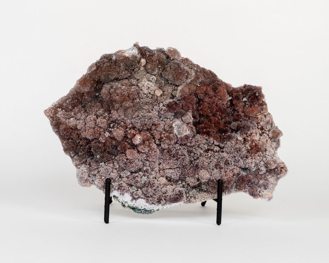 Amethyst, Quartz and Hematite Flower Formation: Amethyst, quartz and hematite flower formation. 6.5" x 9.5" x 2.25". 3 lbs, 13 oz.