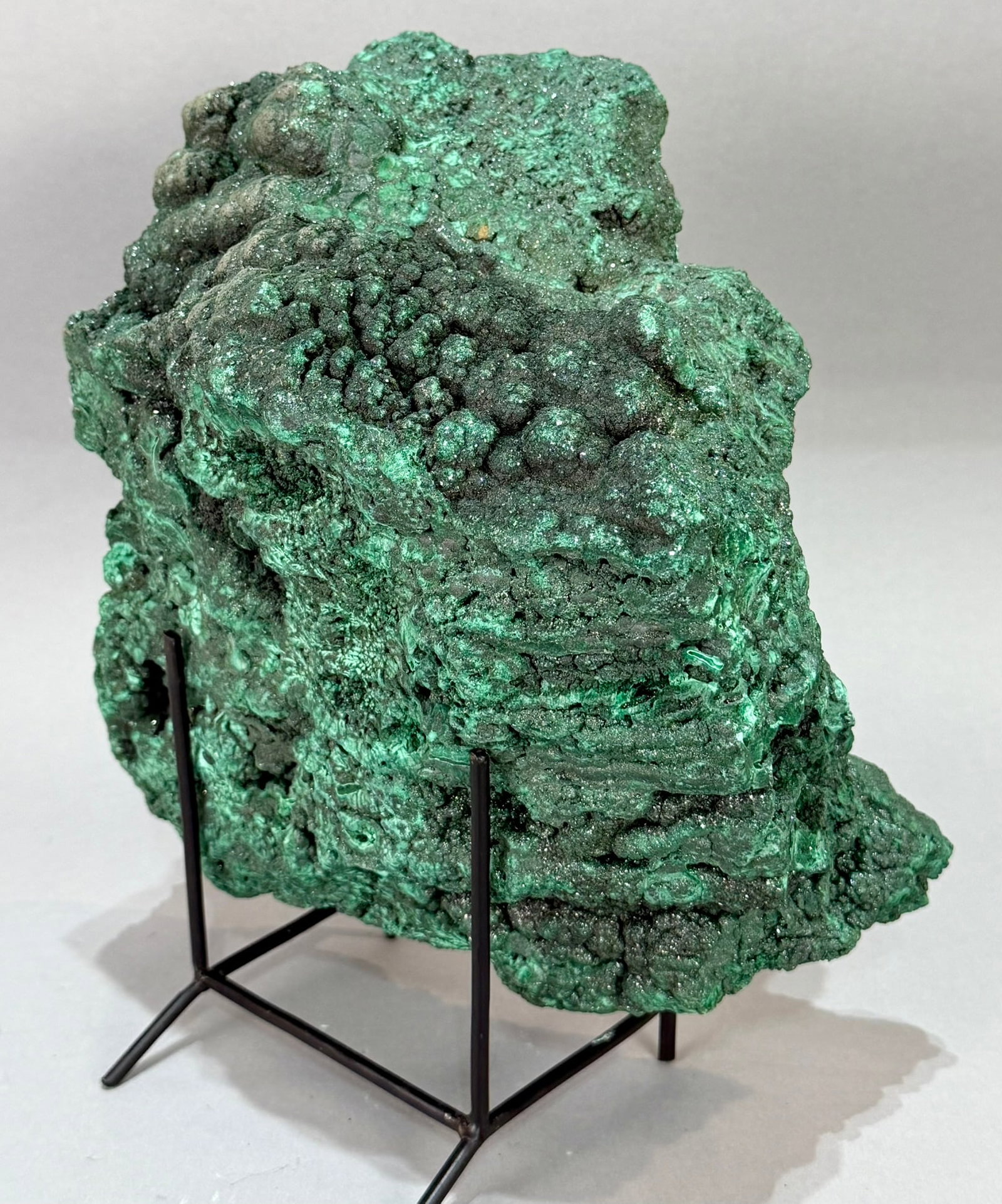 Large Botryoidal Malachite Formation - 9