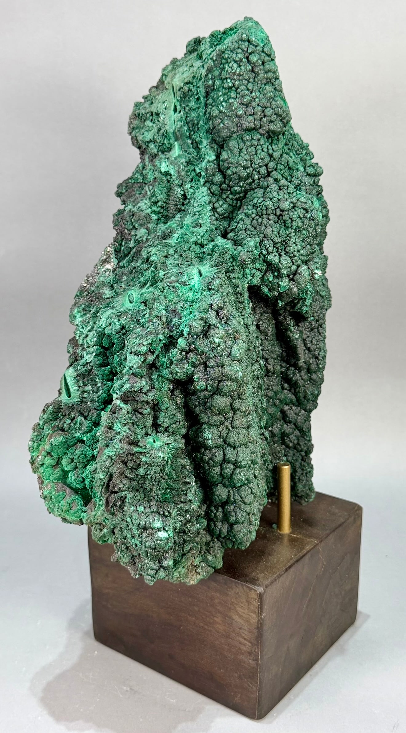 Large Botryoidal Malachite Stalactite Formation - 12