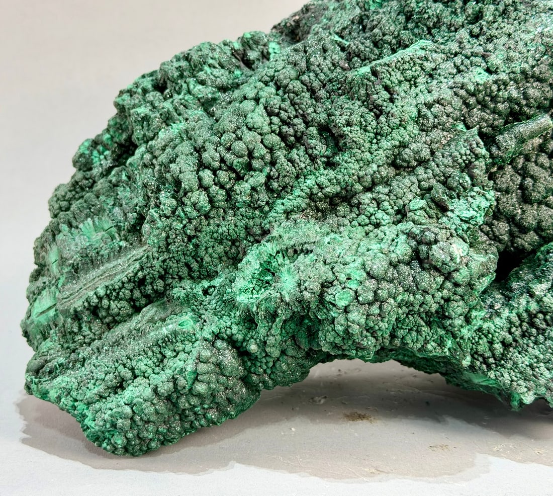 Large Botryoidal Malachite Stalactite Formation - 3