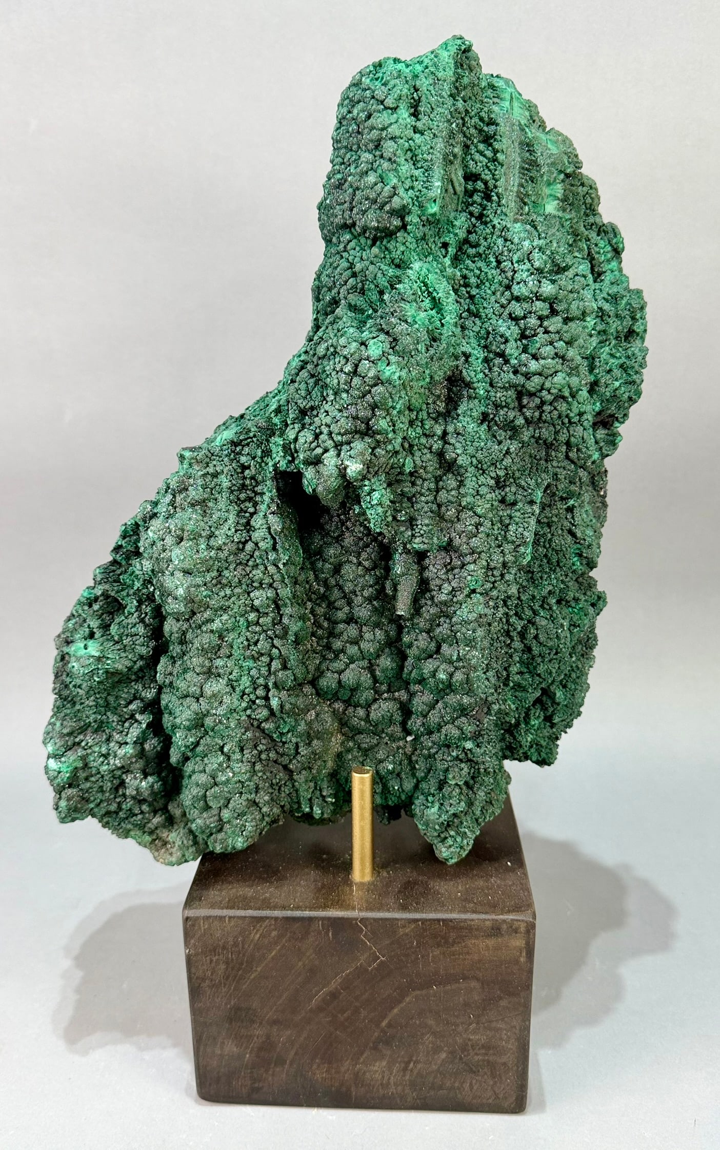 Large Botryoidal Malachite Stalactite Formation - 4