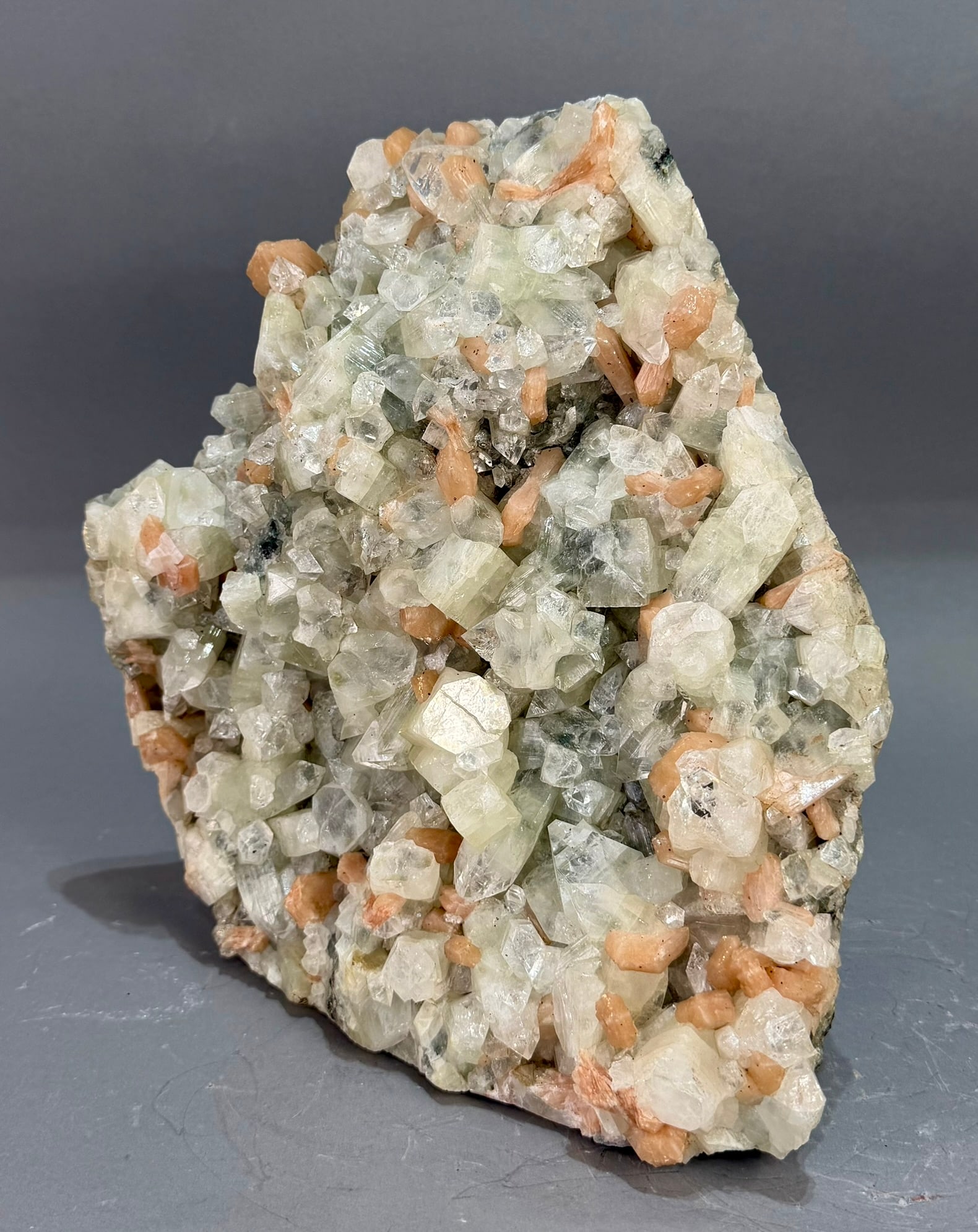 Large Apophyllite and Stilbite Formation - 3