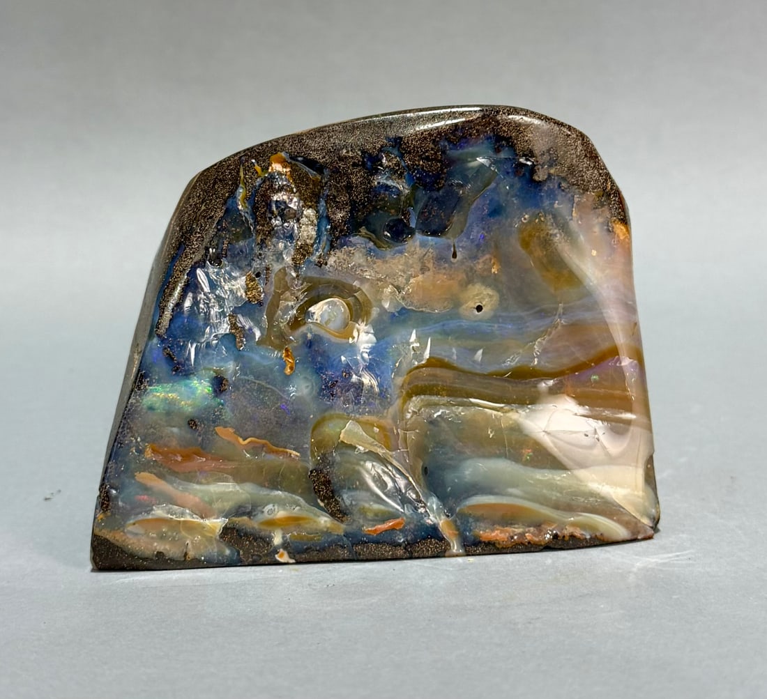Front Polished Australian Boulder Opal Slab (1 of 18)