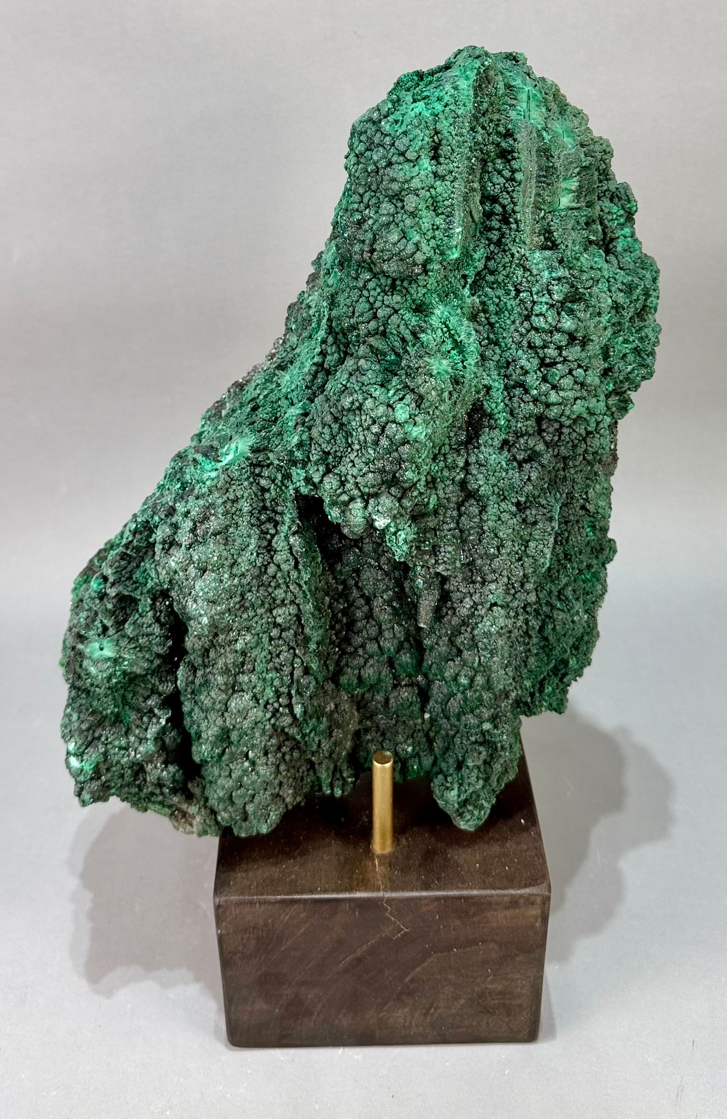 Large Botryoidal Malachite Stalactite Formation - 5