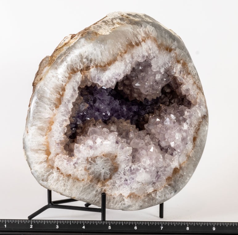 Amethyst Geode with Polished Edges - 2